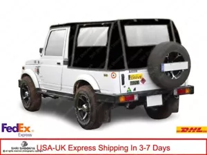 Repuesto de techo blando plano para Suzuki Samurai ventana ancha que se puede abrir - cuerpo largo - Imagen 1 de 4