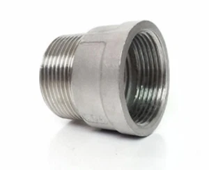 Acoplador de hilo 1/2"" OR 3/4"" BSPT macho £ hembra BSP acoplador de hilo acero inoxidable Unión sp UK - Imagen 1 de 4