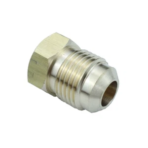 3PCS Brass Flare Pipe Fitting Plug 1/2" Tube OD SAE 45 Deg Flare - Picture 1 of 1