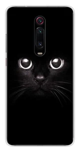 Coque en silicone imprimée compatible Xiaomi Mi 9T Yeux de chat - Photo 1 sur 3