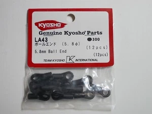 LA-43 5.8mm Ball Ends - Kyosho Lazer Triumph Pure Ten EP GP Fazer TF-2 TF-3 - Picture 1 of 1