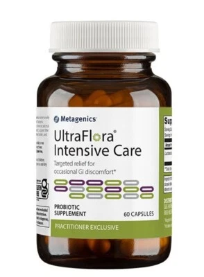 UltraFlora Intensive Care By Metagenics. 60 Capsules. Gastrointestinal Health - Imagem 1 de 3
