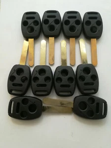 Carcasa de llave remota de repuesto 10 piezas sin llave para Honda Accord MLBHLIK-1T 2008-2012 - Imagen 1 de 3