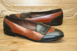 Allen Edmonds Radcliffe 11 B Women's Spectator Kiltie Loafers Flats E36 - Picture 1 of 10