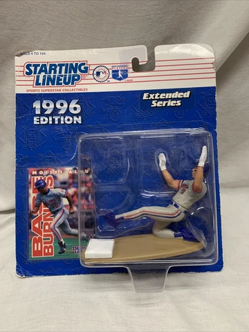 Moises Alou 1996 Starting Lineup MLB Baseball 1996 Extended Series Damaged Box Cover