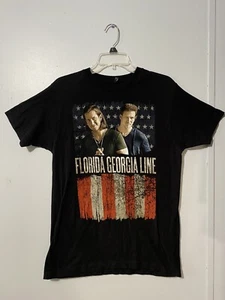 2014 Florida Georgia Line *THIS IS HOW WE ROLL* Tour doppelseitiges T-Shirt Gr. M  - Bild 1 von 8