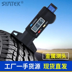 Car Tire Pattern Texture Depth Electronic Ruler Tyre Tread Gauge Measuring Tool - Picture 1 of 17