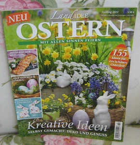 Zeitschrift Landidee OSTERN Kreative Ideen Ofenfriescher Hefezopf Liebevolle ... - Bild 1 von 2