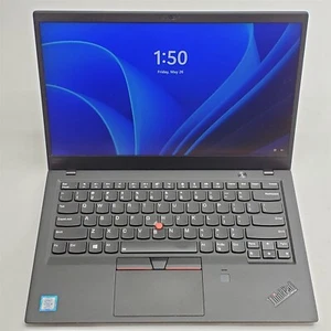 Lenovo X1 Carbon Intel i5 8350U 1.70GHZ 14" Touch FHD 8GB 256GB NVMe Windows 11 - Picture 1 of 7