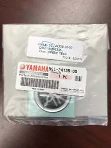 NEW OEM Genuine Yamaha EMBLEM 5SL-2413B-00-00 - Picture 1 of 1
