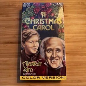 A Christmas Carol (VHS, 1994 Release, 1979 Colorized Version) Factory Sealed - Picture 1 of 4