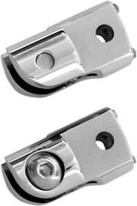 Accutronix Rear Folding Footpeg Adapters Chrome FRMT401-C