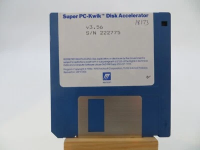 Disquete de 3,5" Super PC-Kwik Disk Accelerator v3,56 ordenador de colección  Foto 1 de 3