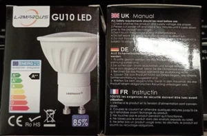 5W GU10 LED LIGHT BULBS NATURAL WHITE DOWNLIGHTERS SPOLIGHTS 1-20 pieces - Picture 1 of 7