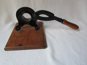 Breuer ́s Strang antiguo cortador de tabaco Drux D.R.G.M. Regalo Aniversario Colonia 1929 - Imagen 1 de 9