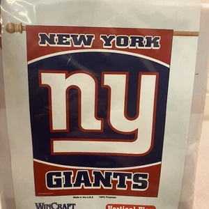 New York Giants WinCraft Vertical 27"x 37" Vertical Indoor or Outdoor Flag USA - Picture 1 of 3