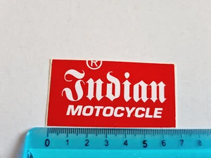 Adhesive Indian Motorcycle Sticker Autocollant Adhesive Vintage 80s Original - Picture 1 of 1