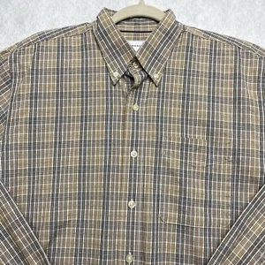 Cutter & Buck Shirt Mens M Multi Plaid Cotton Long Sleeve Collared Button Down - Picture 1 of 19