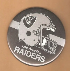 LOS ANGELES RAIDERS CLASSIC VINTAGE ORIGINAL LICENSED HELMET LOGO BUTTON - Picture 1 of 1