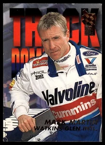 Tarjeta de carreras de NASCAR 1995 Press Pass Mark Martin #53 Track Dominators - Imagen 1 de 2