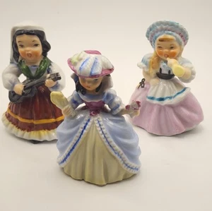 Figuras de cerámica de porcelana vintage de Japón para damas del mundo - Imagen 1 de 19