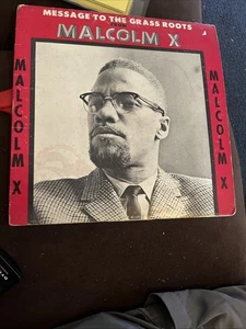 Message to the Grass Roots From Malcolm X Vinyl Record LP 1965 Afro Records - Foto 1 di 13