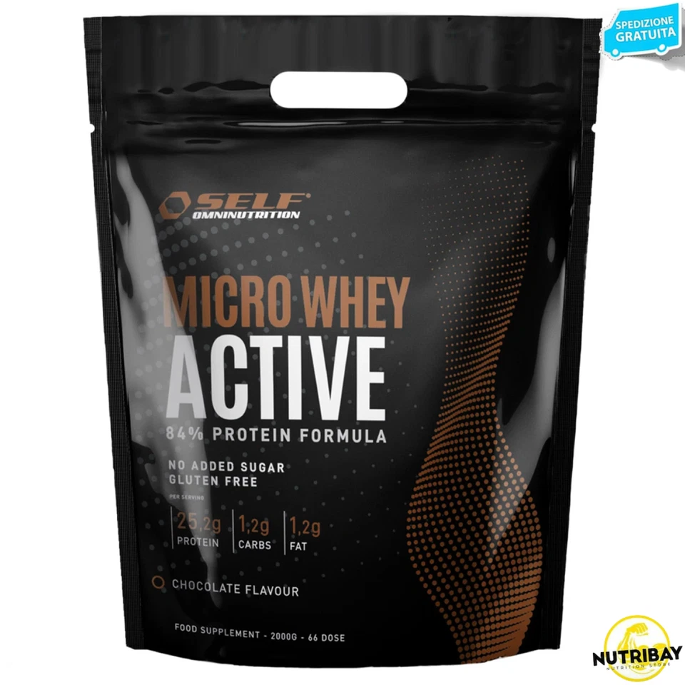 Self Micro Whey Active 2 kg Proteine Siero del Latte Isolate con VB 104 - Immagine 1 di 1