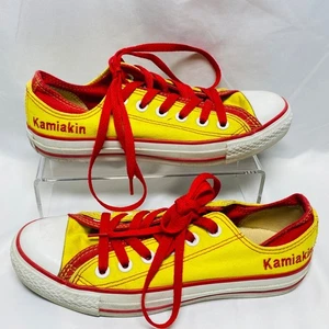 Zapatillas bajas Converse All Star amarillas rojas de lona talla hombre 5 mujer 7 Kamiakin - Imagen 1 de 14