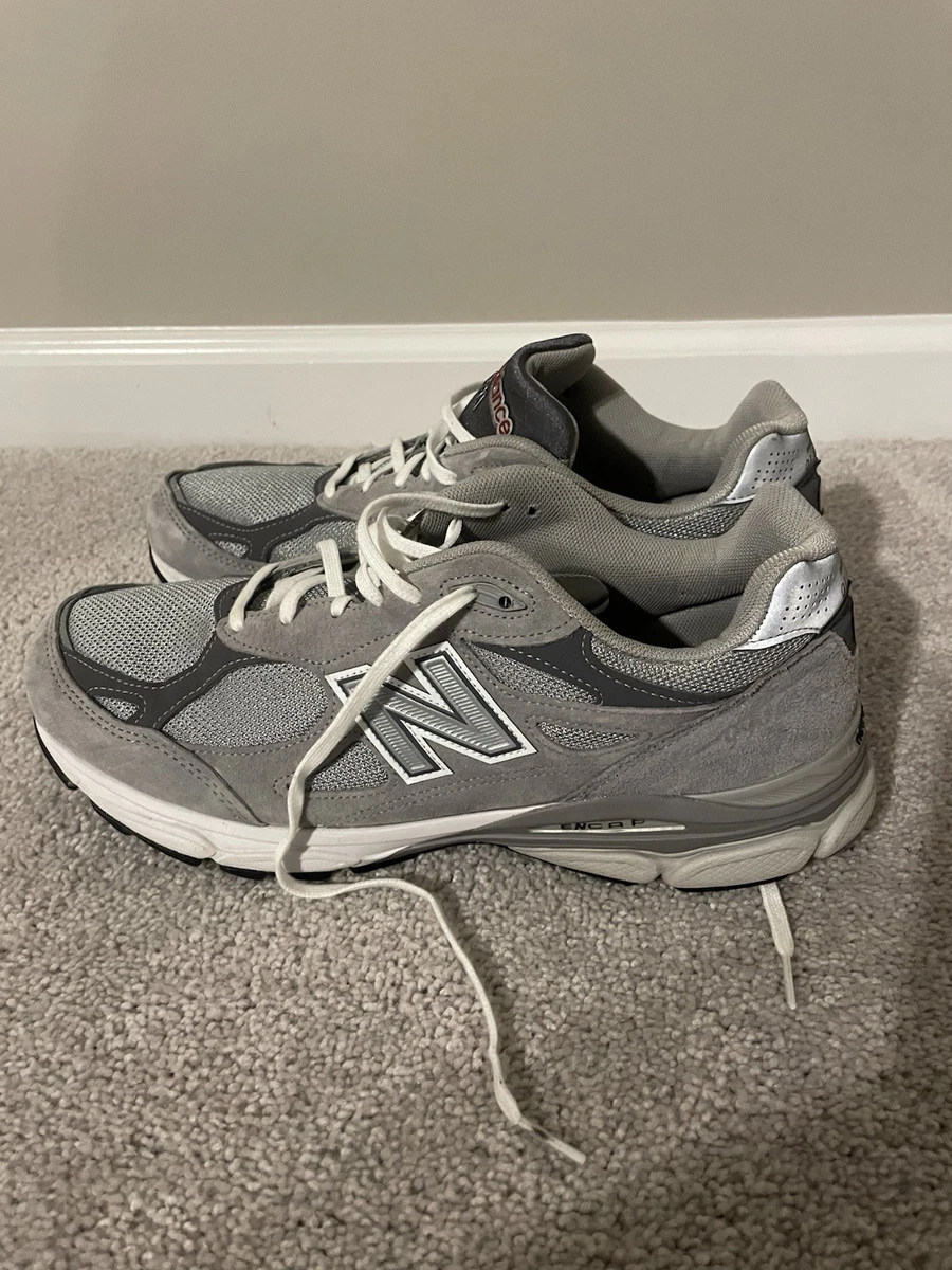 Preços baixos em New Balance 990v3 Made in USA Grey White | eBay