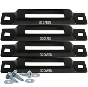 Dc Cargo E Track Tiranti a Slot Singolo | Confezione da 4 | Mini Verniciato a Polvere S - Foto 1 di 9