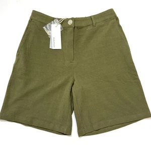 Richer Poorer rustikale City-Shorts olivgrün Baumwollmischung lang neu mit Etikett Damen M - Bild 1 von 12
