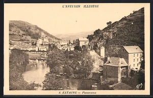 CPA Estaing /Aveyron, vue générale - Picture 1 of 2