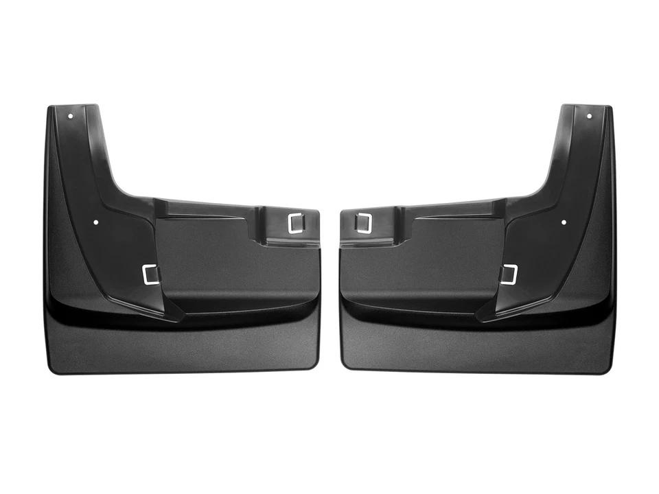 WeatherTech No-Drill MudFlaps - 120110 - Black - Image 1 of 4