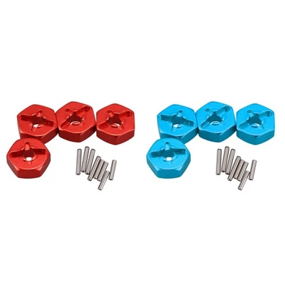 2set Aluminum Alloy 12mm Combiner Wheel Hub Hex Adapter Upgrades for 8654 - Image 1 of 4