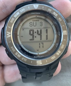 CASIO PRO TREK PRG -330 Solar Watch Works Great!! Very Nice Condition!! - Picture 1 of 13