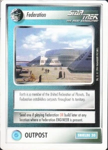 Federation Outpost - Premiere 94 - Star Trek CCG 1E - Imagen 1 de 6