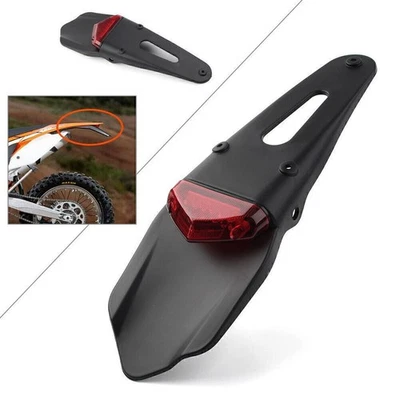 For Motorcycle Dirt Bike Universal Rear Fender Brake LED Tail Light Turn Singal - Image 1 of 4