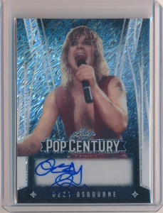 Hoja Pop Century Ozzy Osbourne 2025 brillo diagonal plateado automático #1/1 - Imagen 1 de 2