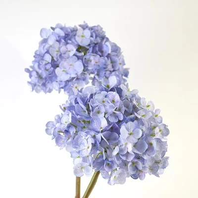 Hydrangea Artificial Flowers, Gradient Color 2PCS Fake Real Touch Large Faux ... - Image 1 of 4