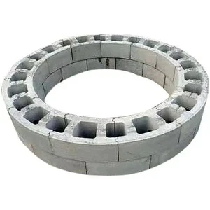 Round Concrete Block Bricks Plastic Mold Set Ground Circle Module DIY Mould 60cm - Picture 1 of 14