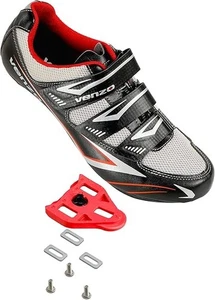 Zapatos de montar para ciclismo de carretera para hombre - 3 correas - para Look Delta y para Shimano SPD-SL - Imagen 1 de 7