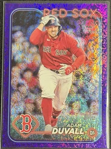 2024 Topps 376 Adam Duvall Boston Medias Rojas Lámina Púrpura/799 - Imagen 1 de 3