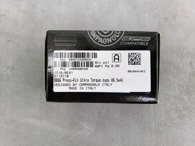 Campagnolo ULTRA-TORQUE Integrated Bottom Bracket Cups BB86 86.5x41 : IC15-RE41 - Image 1 of 2