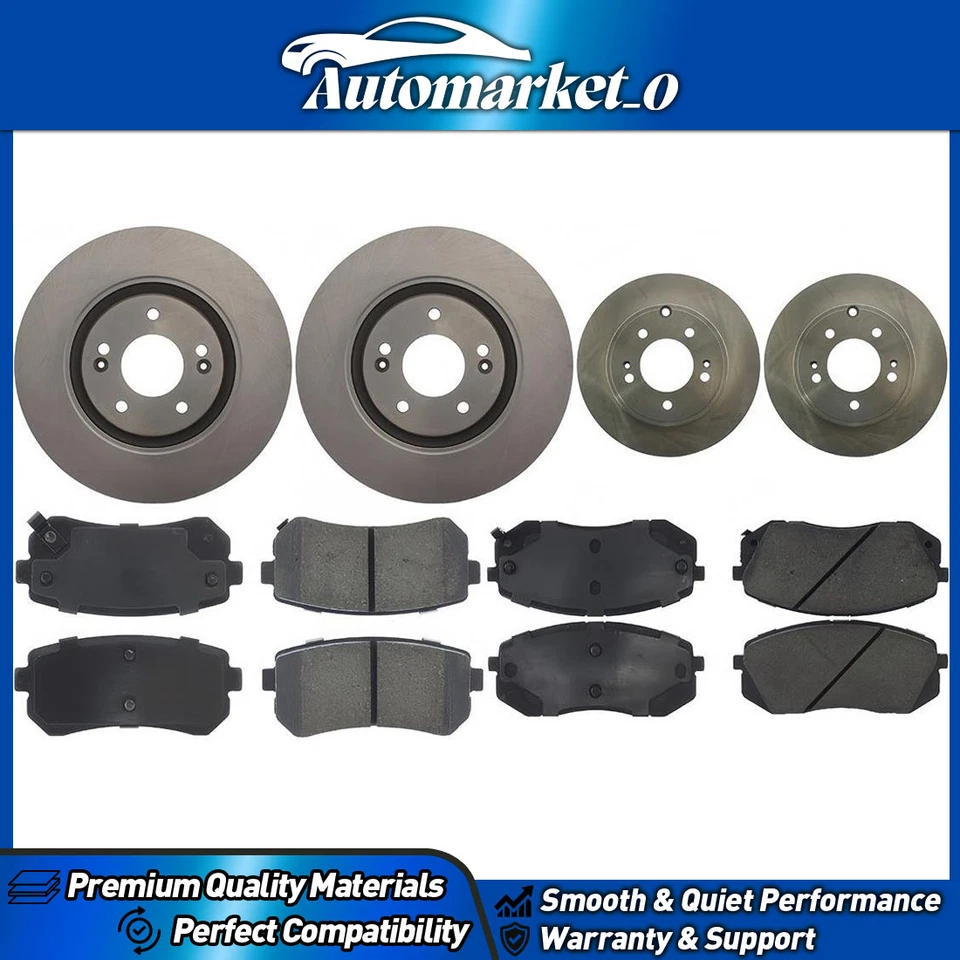 Kit de actualización de freno de disco de piezas centradas delanteras y traseras para Kia Cadenza 2014-2016 Foto 1 de 3