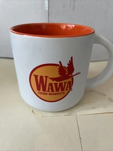 "TAZA DE CAFÉ DE CERÁMICA WAWA naranja blanca taza 3,5"" tienda de conveniencia" - Imagen 1 de 8