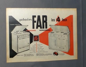 PUB PUBLICITE ANCIENNE ADVERT CLIPPING 150917/ GAZINIERE ETINCELLE SEDUCTION FAR - Picture 1 of 1