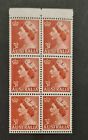 Australia 1953-57 31/2d Booklet Pane Wmk C of A Unmounted Mint As Picture. (B2)