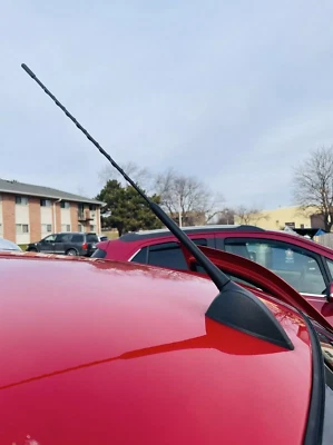 16" inch Antenna Black Rubber Mast Rod Radio AM/FM for Chevrolet HHR 2006-2011 — 第 1/4 张图片