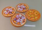 TMNT Ninja Turtle Pizza Thrower Replacement Disc Lot of 4 - 1989