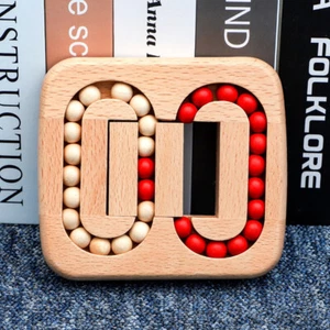 Children's Educational Toys Rolling Ball Stitching Game Decompression Toy Wooden - Picture 1 of 12